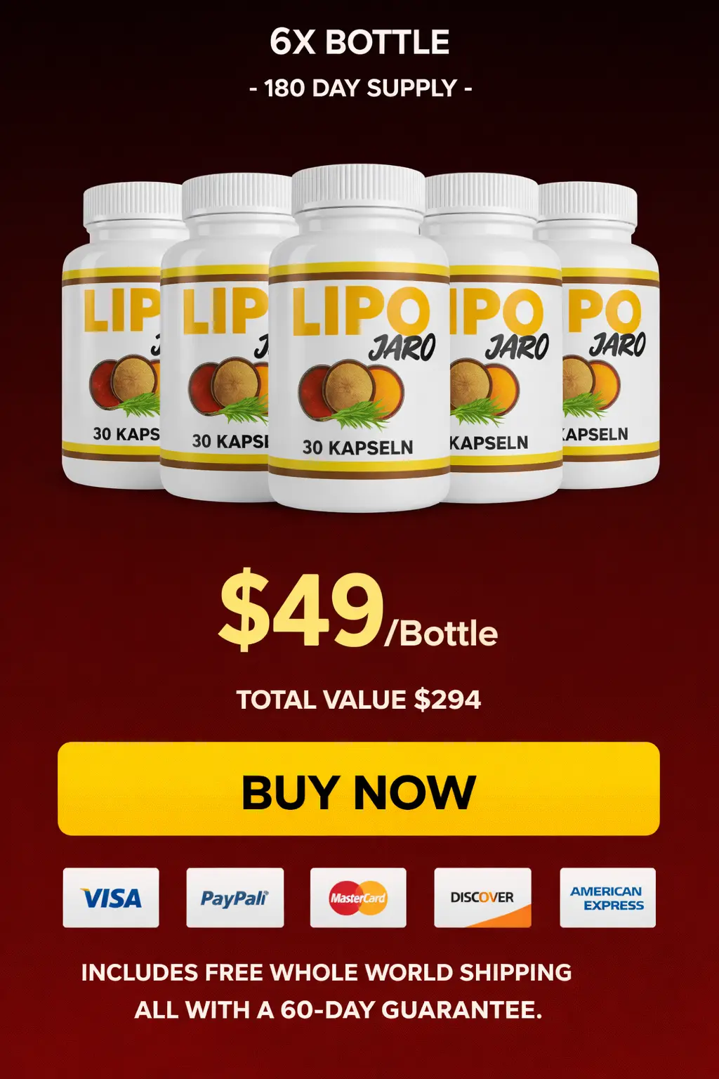 Lipojaro- 6 Bottle